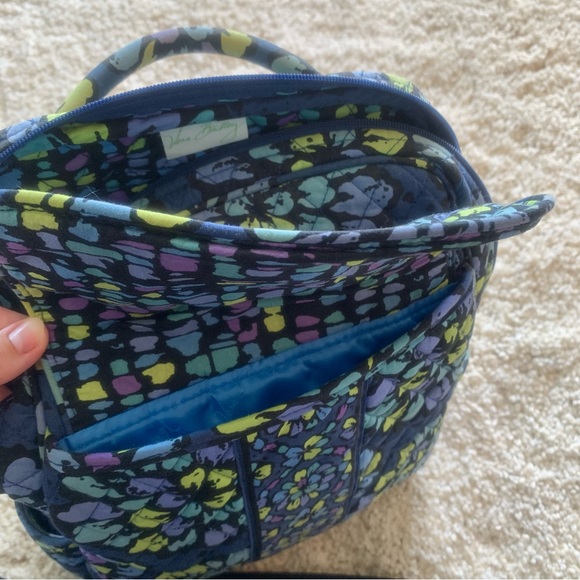 Vera Bradley Blue Floral Backpack - Picture 5 of 8
